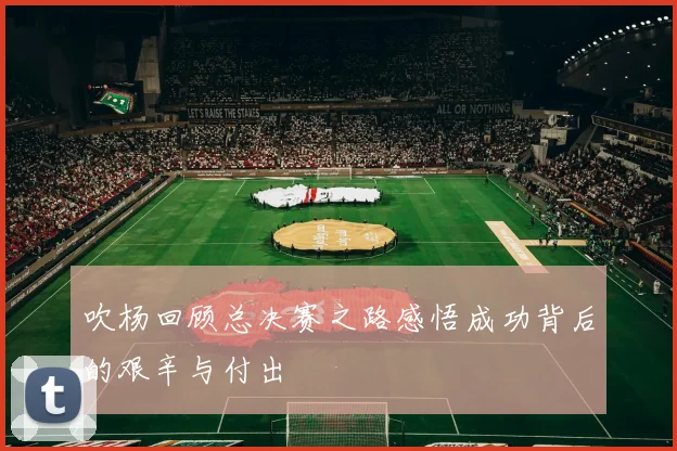 吹杨回顾总决赛之路感悟成功背后的艰辛与付出